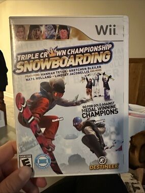 Triple Crown Championship Snowboarding - White Wii Game Case